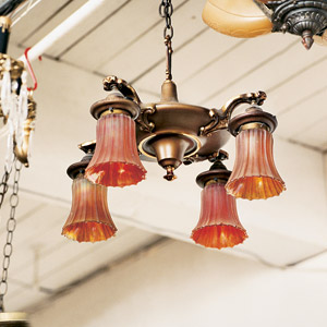 red hanging lights 