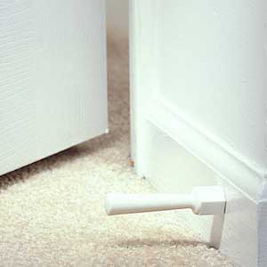 soft doorjamb to prevent choking