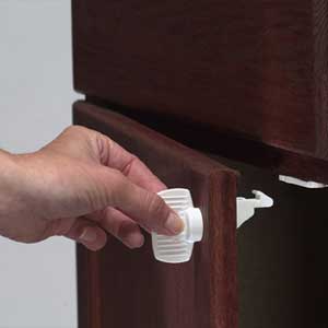 adhesive cabinet magnet lock