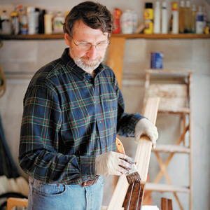 Norm using work gloves