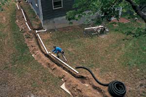 Extending Downspouts