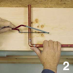 Repairing a sweaty toilet