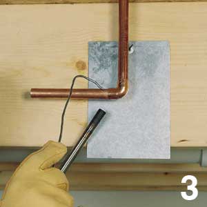 Repairing a sweaty toilet