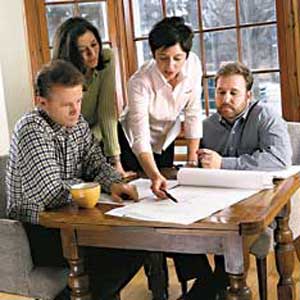 Design team w/homeowners