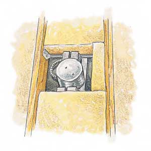 Don't cover can lights unless they are rated for contact with insulation. It's safer to build a small enclosure with hardware cloth or plywood to keep loose insulation away from lights and exhaust fans.