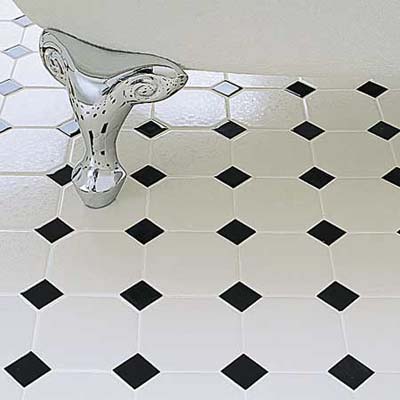 repaired ceramic tile