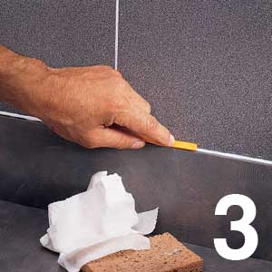 laying a perfect bead of caulk