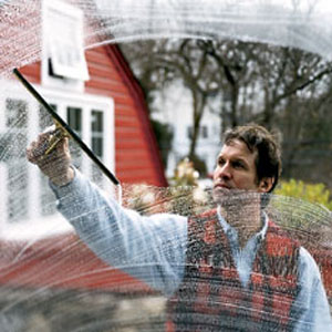 Wipe the window