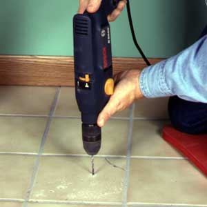 repairing cracked tile