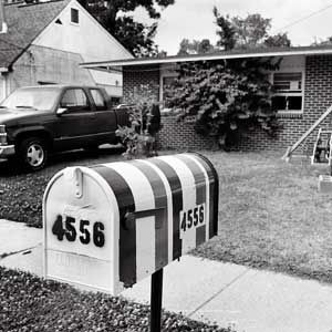 house with mailbox