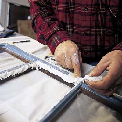 prepping the rabbets

