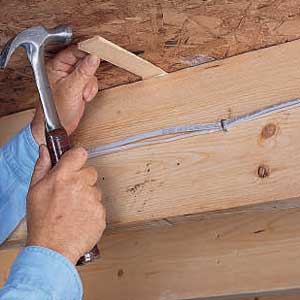 repairing squeaky floors