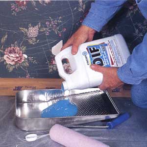 stripping wallpaper