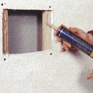 repairing drywall holes