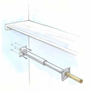 Closet Rod Reinforcement