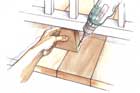 Deck-Railing Brace