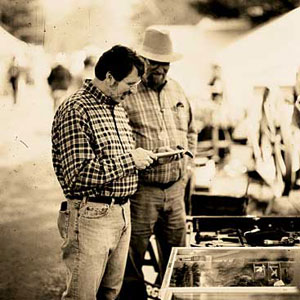 Norm Abram at the Brimfield Antique show