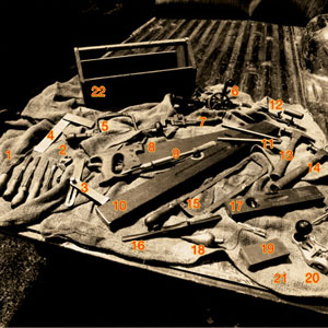 Norm Abram's antique tool kit