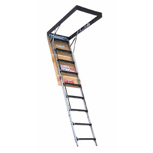 Metal Folding Stairs; Werner Ladder