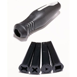 Nicholson ergonomic file handle with inserts, from Cooper Tools, 