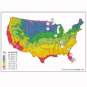 temperature zone map
