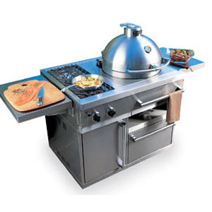 stainless steel smoker for outdoor kitchens