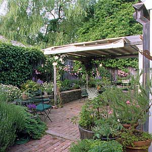 gardens can help create private yards