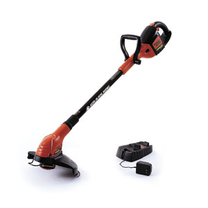 A battery-powered string trimmer