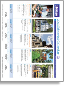 2011 editorial calender