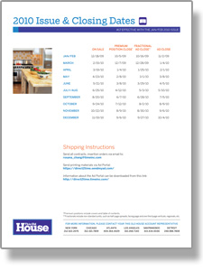 2010 issue and closing dates