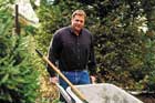 roger cook with a wheelbarrow