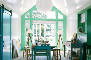 painted accent wall
