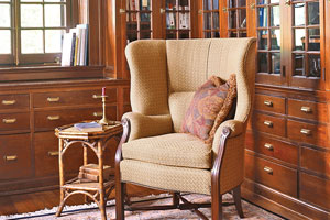 library built during carriage house remodel