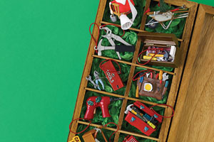 home improvement inspired christmas tree ornaments