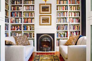 library in house remodel