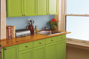 repainted cabinets