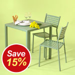 Vermobil Quatris Table with Alice Chairs