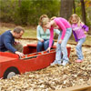 Place the sandbox outside