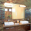 bronze-glazed black tile made from recycled bottles by Oceanside Glasstile