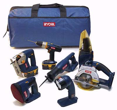 What are some popular Ryobi power tools?