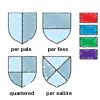 shield design and colors