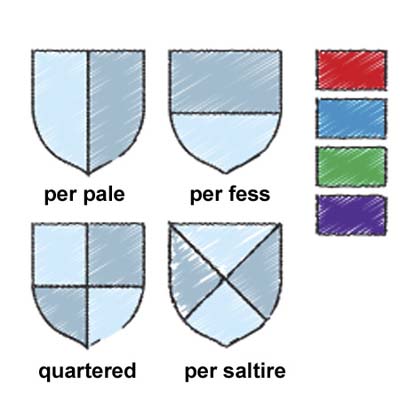 shield design and colors