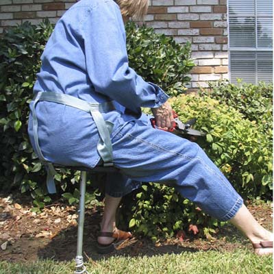 Garden Stools on Wearable Garden Stool  Strap On Garden Stool