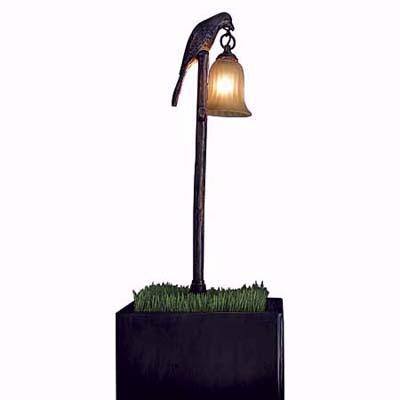 Hinckley Lighting antique-looking lamp with a bronze finish