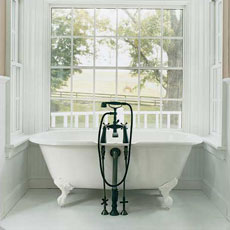 a small home office remodeled into a second-story bathroom