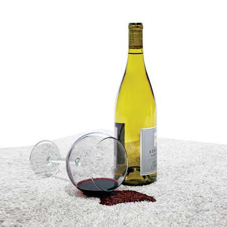 White Wine Removes Red Wine