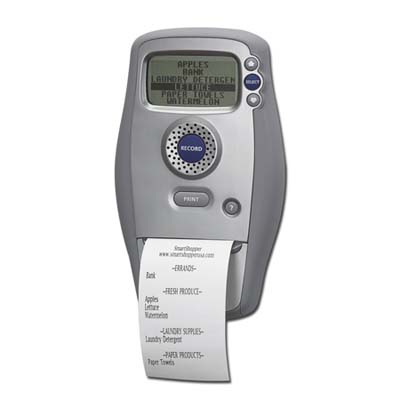 voice-activated grocery list maker