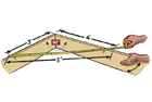 use the 3-4-5 measure to ensure your deck corners are perfectly square