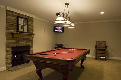 NBA star Chris Paul's billiards room