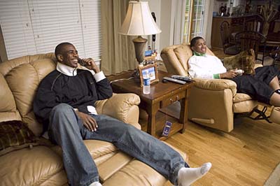 NBA star Chris Paul in recliner